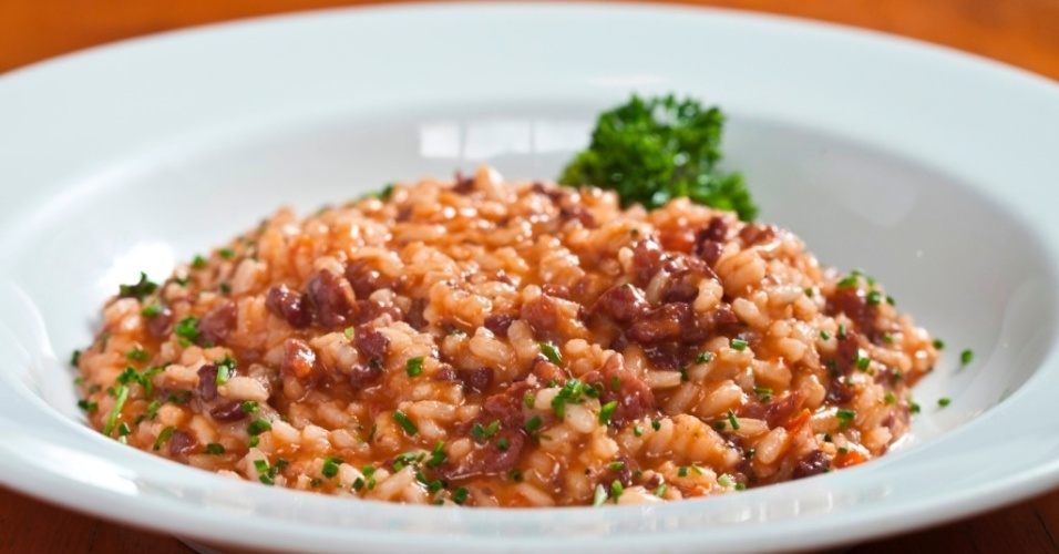 Risoto Caipira de Abobrinha com Linguia!