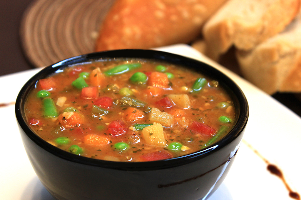 Caldo de legumes! 