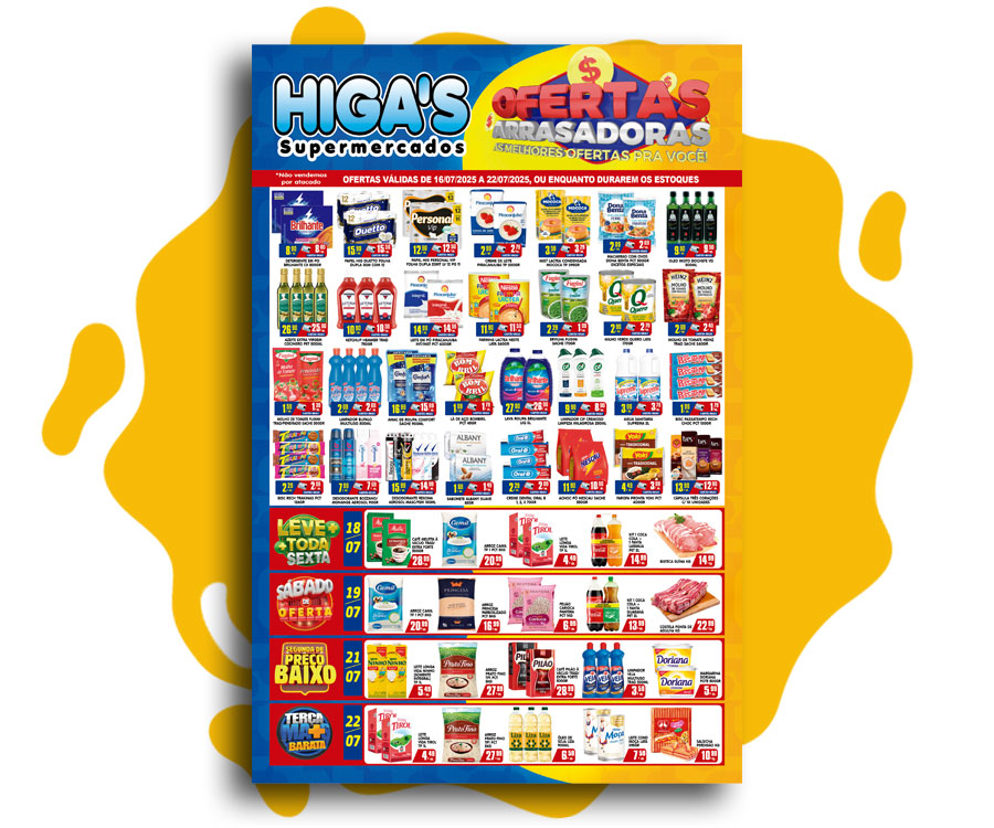 Ofertas válidas de 16/07/2025 a 22/07/2025. Ou enquanto durarem os estoques. Ofertas válidas de 16/07/2025 a 22/07/2025. Ou enquanto durarem os estoques.