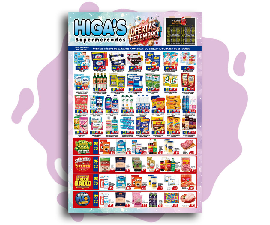 Ofertas válidas de 03/12/2025 a 09/12/2025. Ou enquanto durarem os estoques. Ofertas válidas de 03/12/2025 a 09/12/2025. Ou enquanto durarem os estoques.
