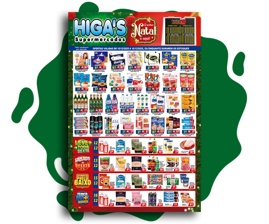 Ofertas válidas de 10/12/2025 a 16/12/2025. Ou enquanto durarem os estoques. Ofertas válidas de 10/12/2025 a 16/12/2025. Ou enquanto durarem os estoques.